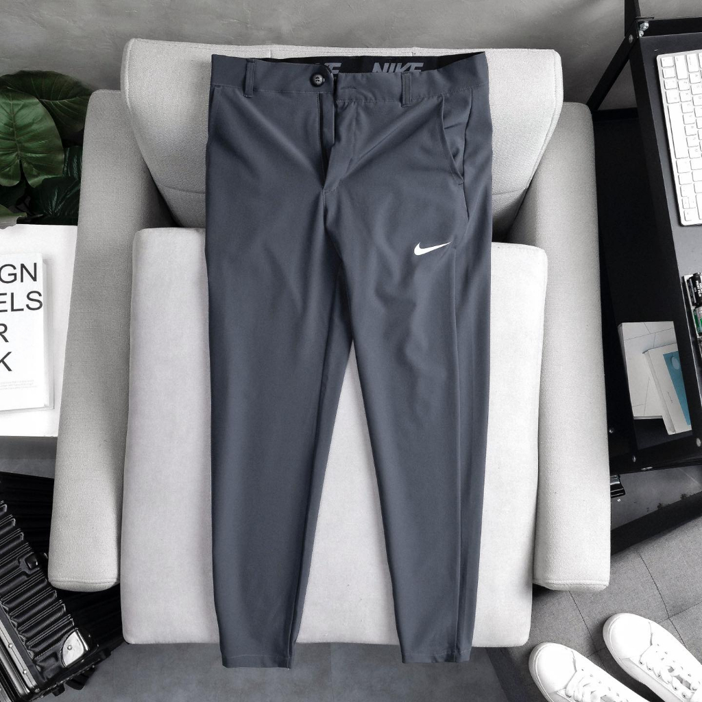 Quần Dài Thể Thao Mỏng Nhẹ, Co Giãn Tốt Chất Vải Xi Golf Cho Nam