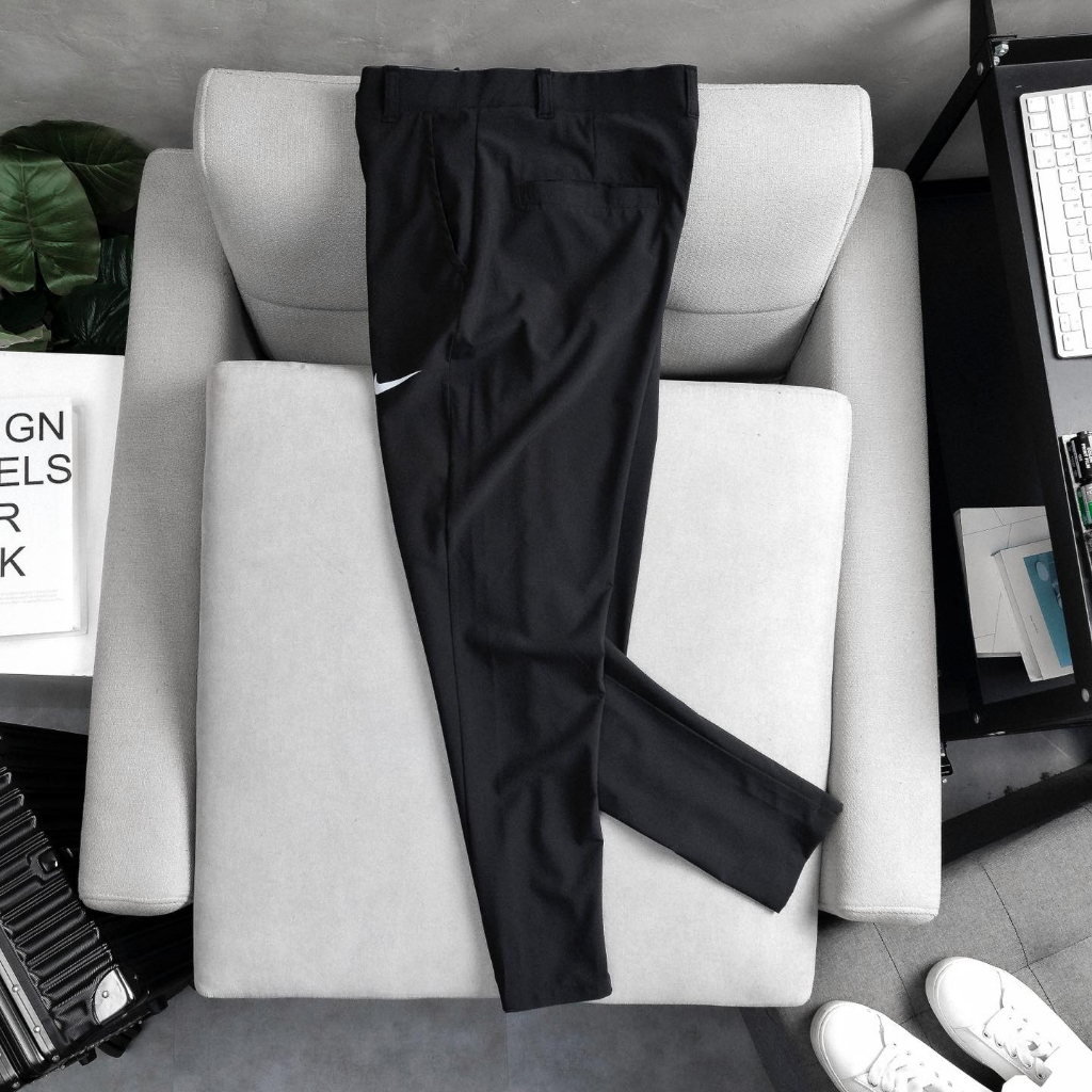 Quần Dài Thể Thao Mỏng Nhẹ, Co Giãn Tốt Chất Vải Xi Golf Cho Nam