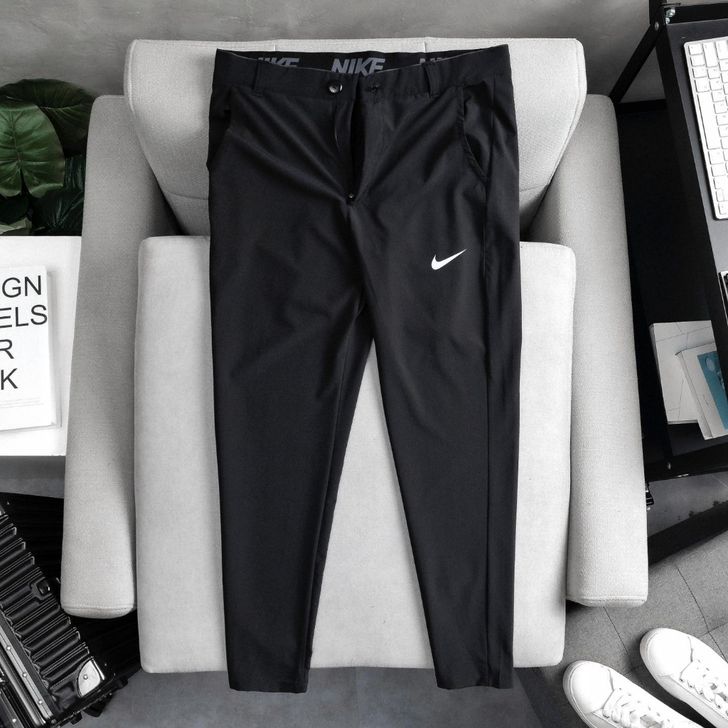 Quần Dài Thể Thao Mỏng Nhẹ, Co Giãn Tốt Chất Vải Xi Golf Cho Nam