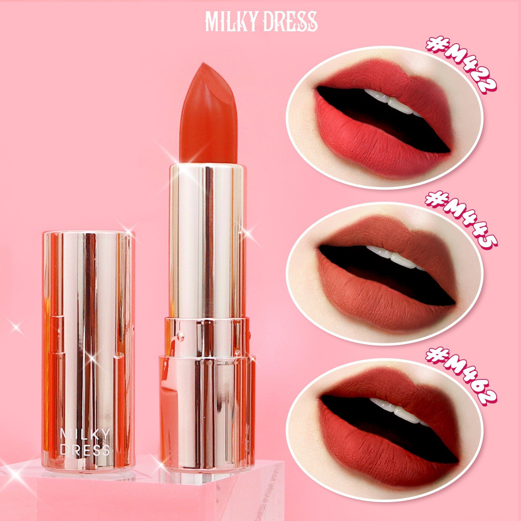 Son thỏi lì Milky Dress Barbie Make Rouge Classic