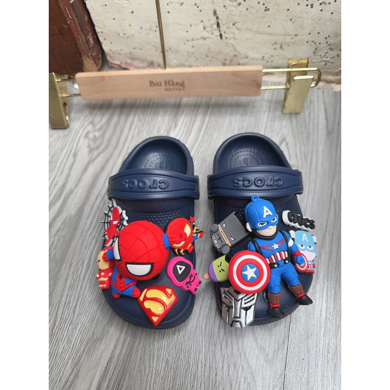 Quà Tặng tên Dép siêu nhân,người nhện,bát man,đội trưởng