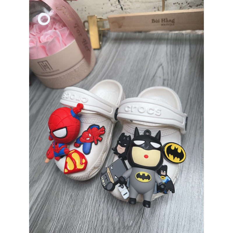 Quà Tặng tên Dép siêu nhân,người nhện,bát man,đội trưởng