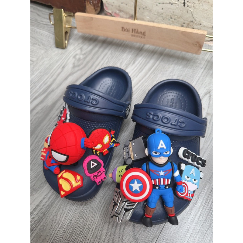 Quà Tặng tên Dép siêu nhân,người nhện,bát man,đội trưởng
