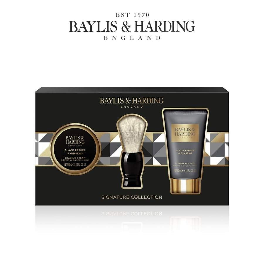 Set quà tặng nam giới Baylis & Harding 2 món dao cạo râu và kem dưỡng