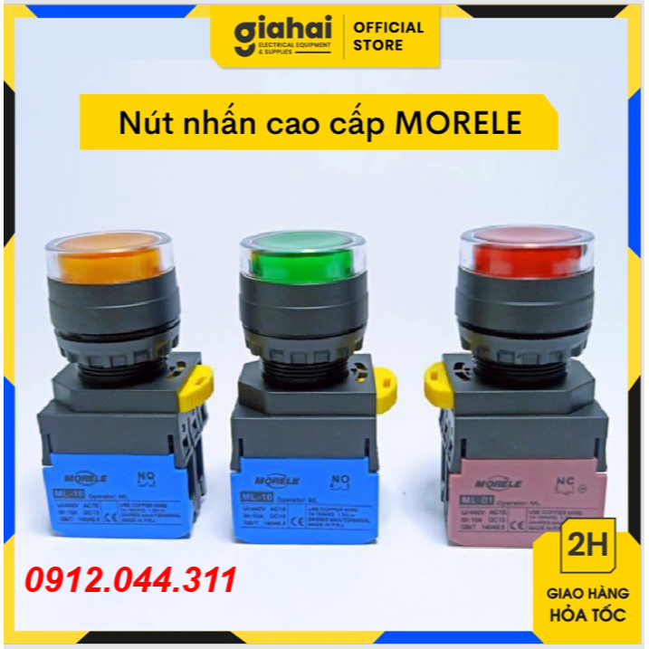 Nút nhấn nhả cao cấp phi 22 Morele TBD25