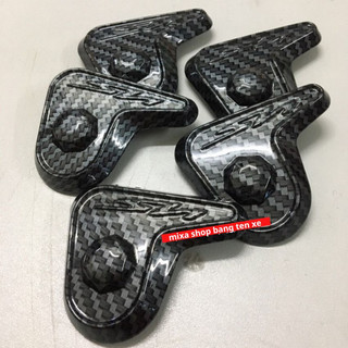 Nắp che lỗ kính hậu sh mode 2020-2024 carbon, đen bóng, xicrom siêu đẹp, mới