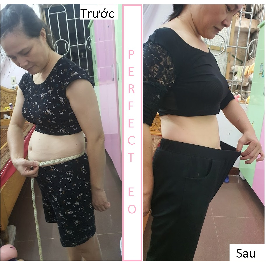 Combo đai nịt bụng kèm gel tan mỡ Perfecteo hàng chính hãng