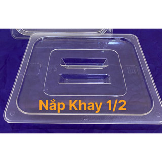 Nắp khay nhựa đựng topping trà sữa , thạch , thực phẩm 1/2