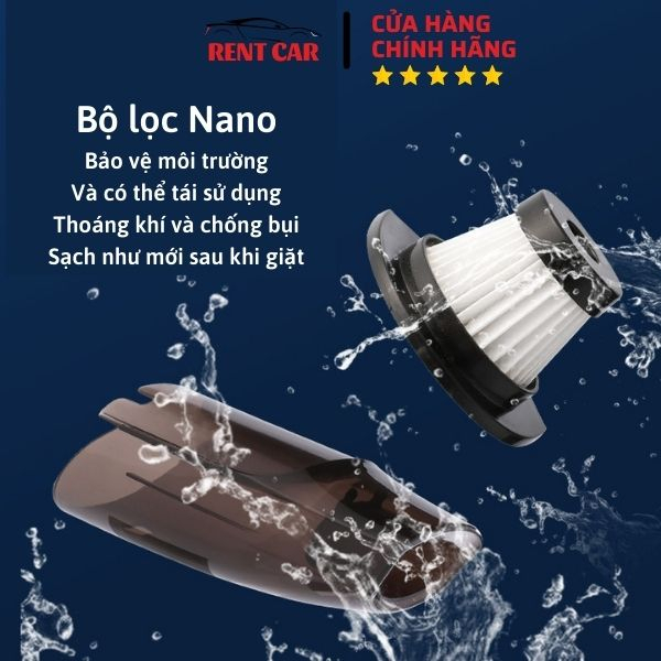 Máy hút bụi ô tô cầm tay không dây, máy hút bụi Suitu không dây đa năng sử dụng hút bụi ô tô, sofa, giường