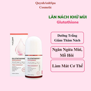  Lăn nách khử mùi glutathione Quynhanhspa mờ thâm dưỡng trắng da 60ml 