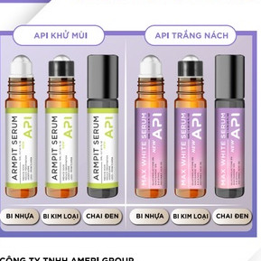 Serum khử mùi hôi nách API Mee Natural, Thanh lăn làm trắng nách, ngăn tiết mồ hôi 6ml