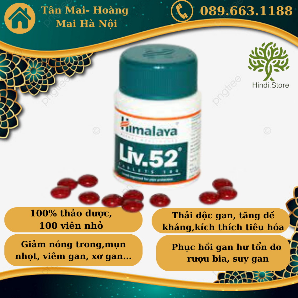 Himalaya Liv.52 hỗ trợ thải độc gan - Hindi.store Liv52