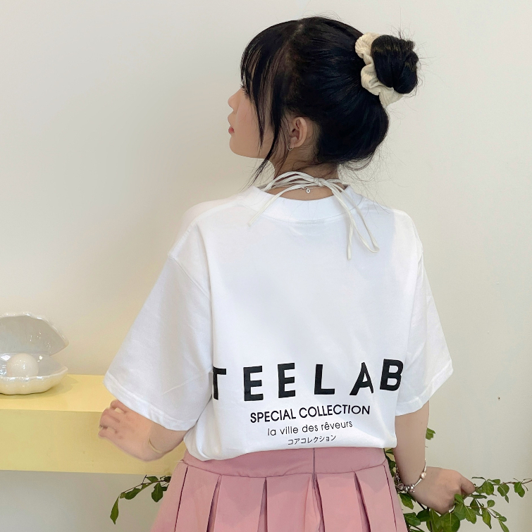 Áo Thun Local Brand Unisex Teelab Premium Special Collection / Trắng TS168