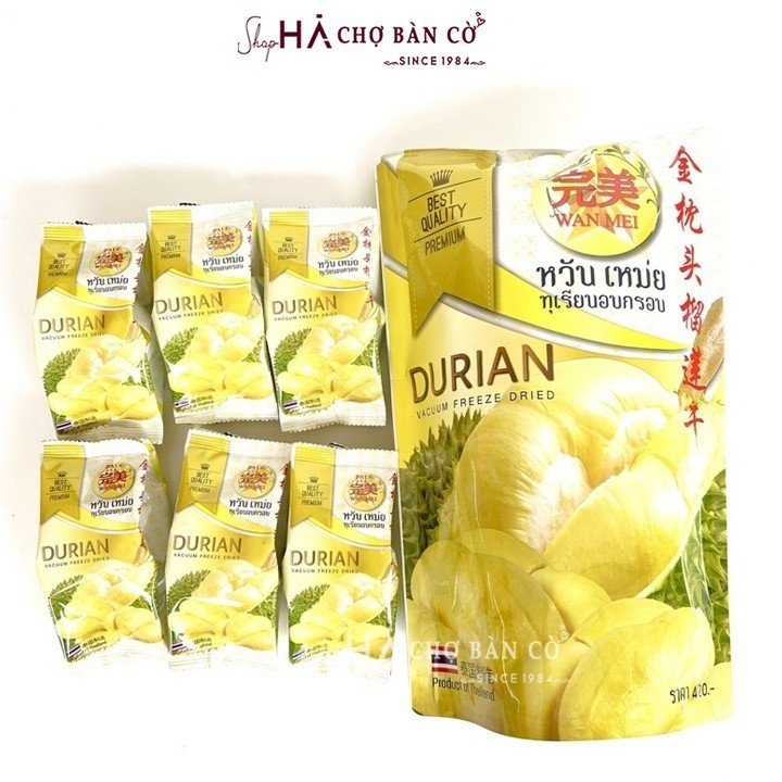 Sầu Riêng Sấy Khô WAN MEI - Durian Vacuum Freeze Dried 210g