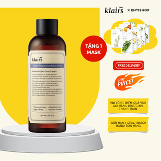 Nước Hoa Hồng Dear, Klairs Supple Preparation Facial Toner 180ml