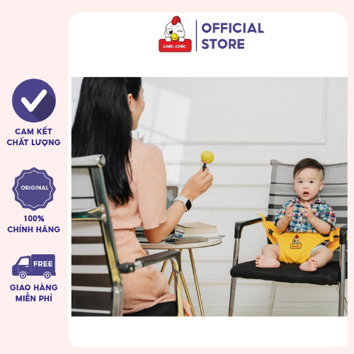 Đai Ngồi Ghế Cho Bé Sử Dụng Thay Thế Ghế Ăn Dặm Khi Bé Đi Chơi Và Du Lịch Cùng Bố Mẹ offical .