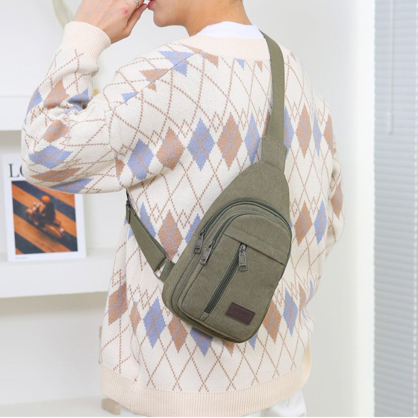 Túi đeo chéo nam nữ thời trang chất liệu vải dù cao cấp với thiết kế bền đẹp phù hợp đi làm, đi chơi, dạo phố TUI01