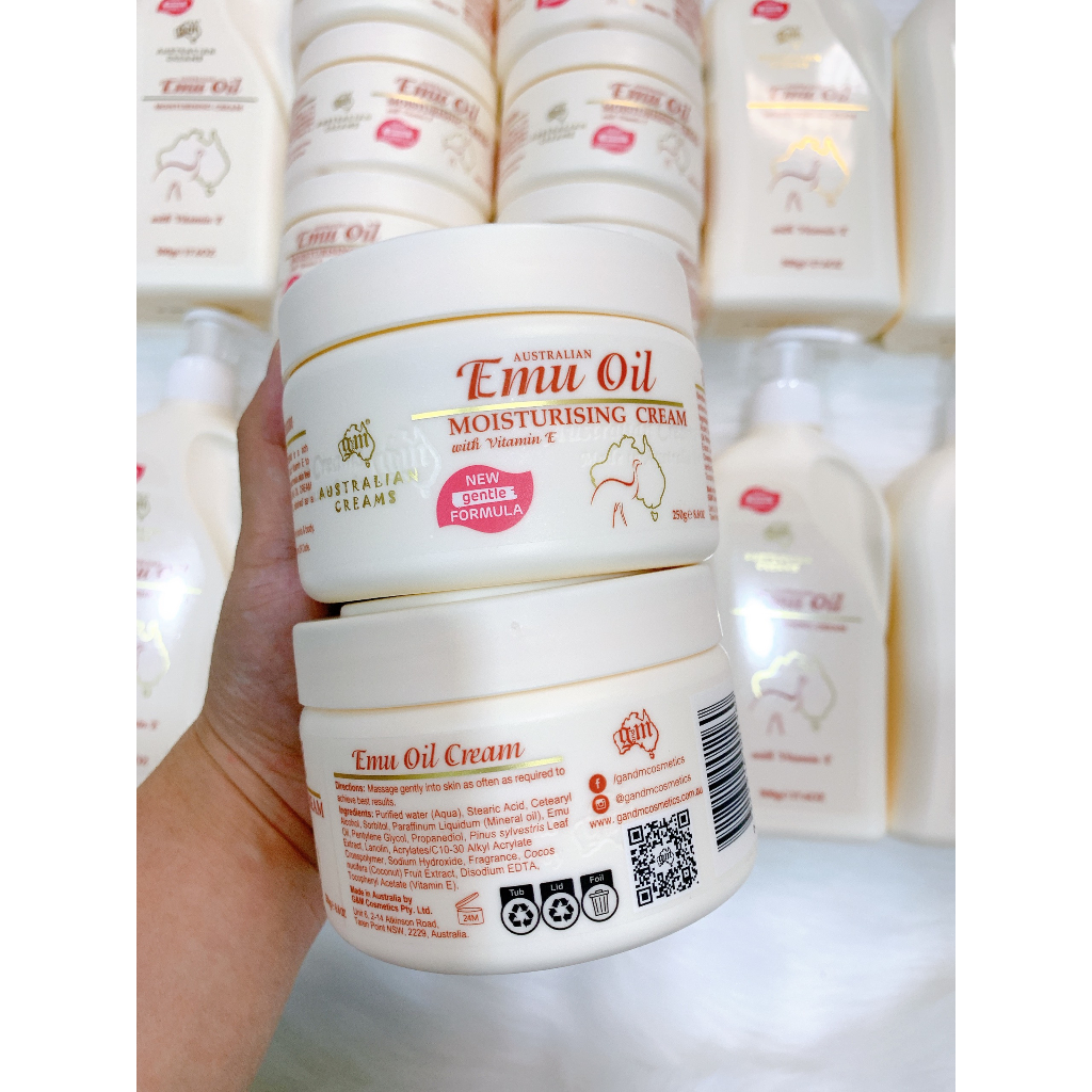 Kem Dưỡng Tinh Dầu Đà Điểu Kết Hợp Vitamin E -  Emu Oil Moisturizing Cream With Vitamin E