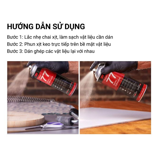 Keo Xịt Đa Năng 3M™ Super 77™ - 375g