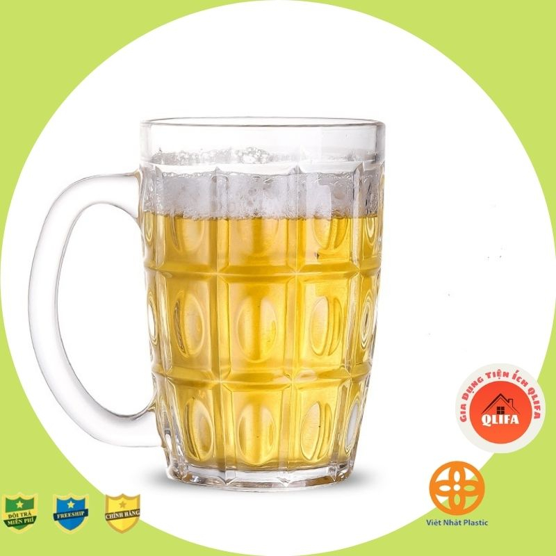 Cốc uống bia, cốc uống trà, sinh tố nhựa Việt Nhật đa năng, tiện dụng-GIA DỤNG QLIFA