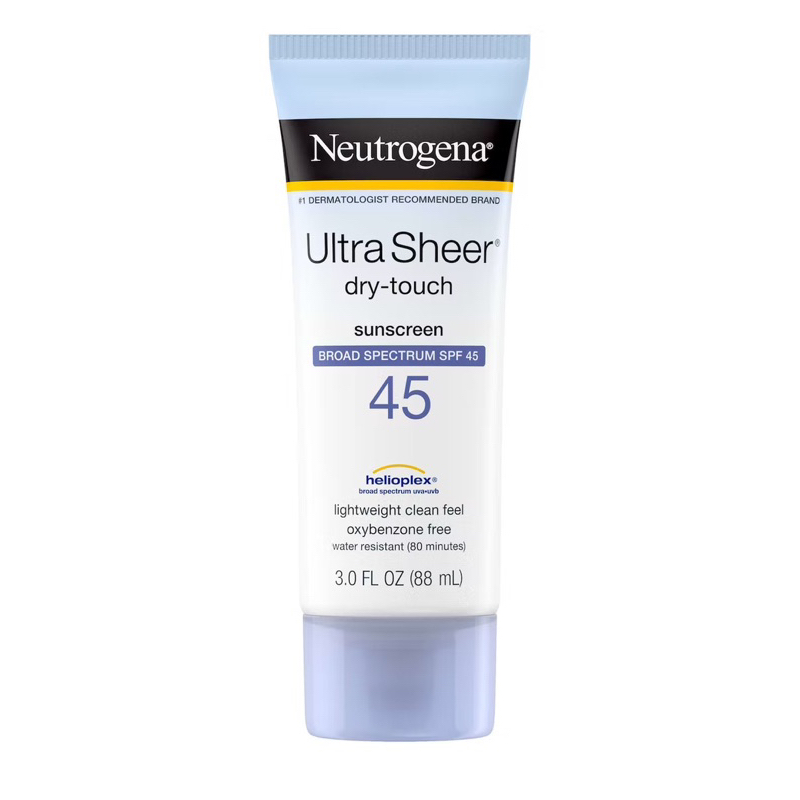 Kem chống nắng Neutrogena Ultra Sheer® Dry-Touch Sunscreen Broad Spectrum SPF 45 - 88ml hàng Mỹ