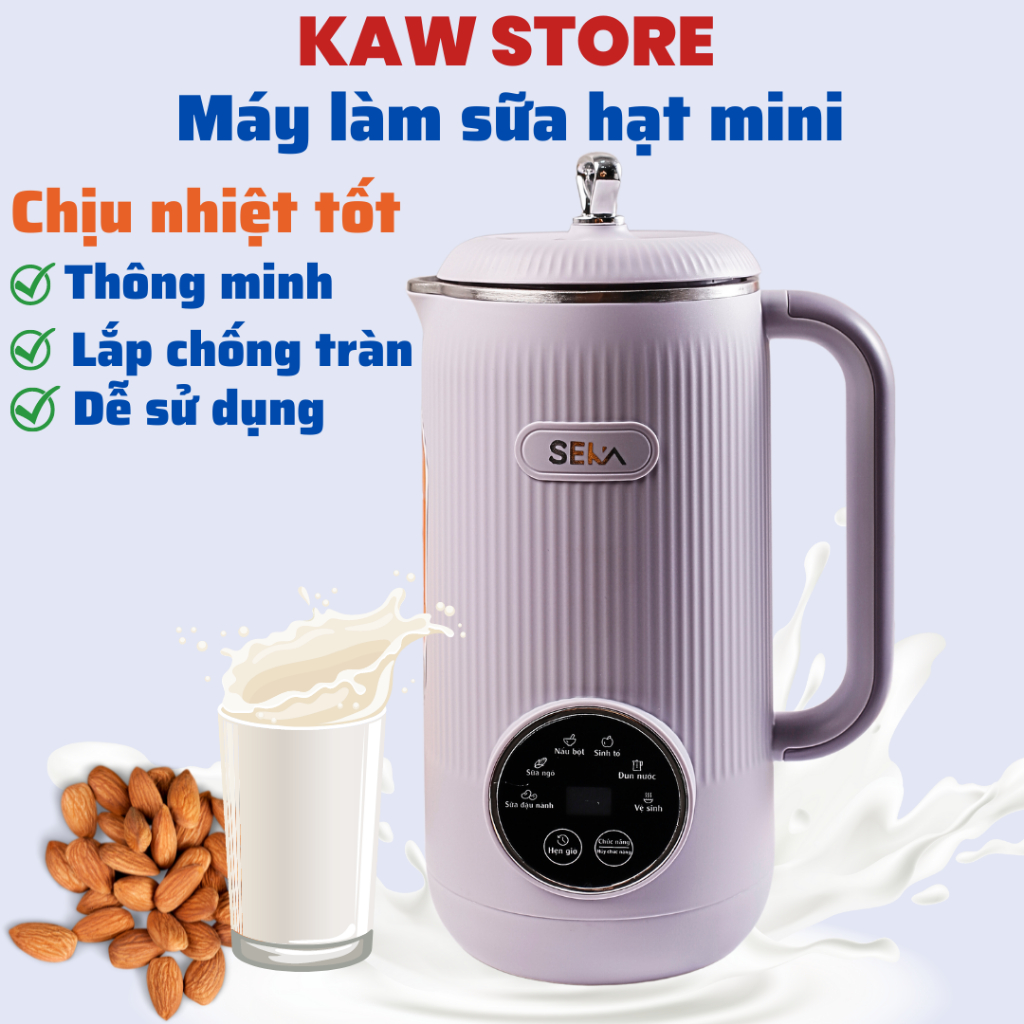 Máy làm sữa hạt Kaw-Seka SK320 600ml, 600W 6 chức năng - Hàng chính hãng