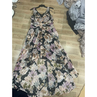 Đầm hoa họa tiết siêu đẹp dự tiệc đủ size - đầm nữ họa tiết hoa