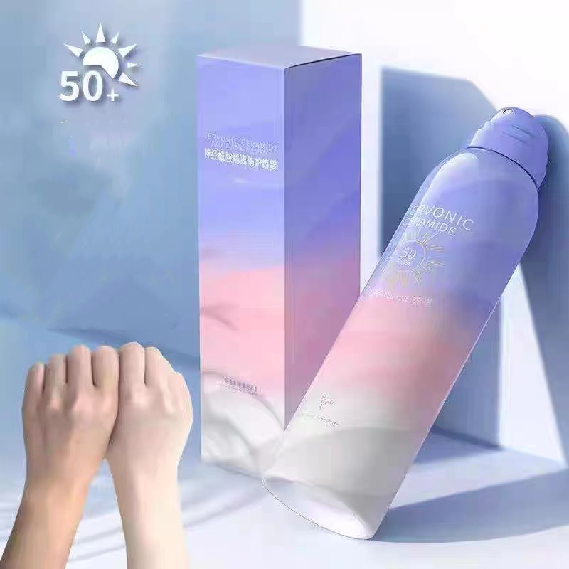 Xịt chống nắng cao cấp xịt dưỡng ẩm không trôi không lộ giúp nâng tông da dưỡng trắng da không bóng nhờn