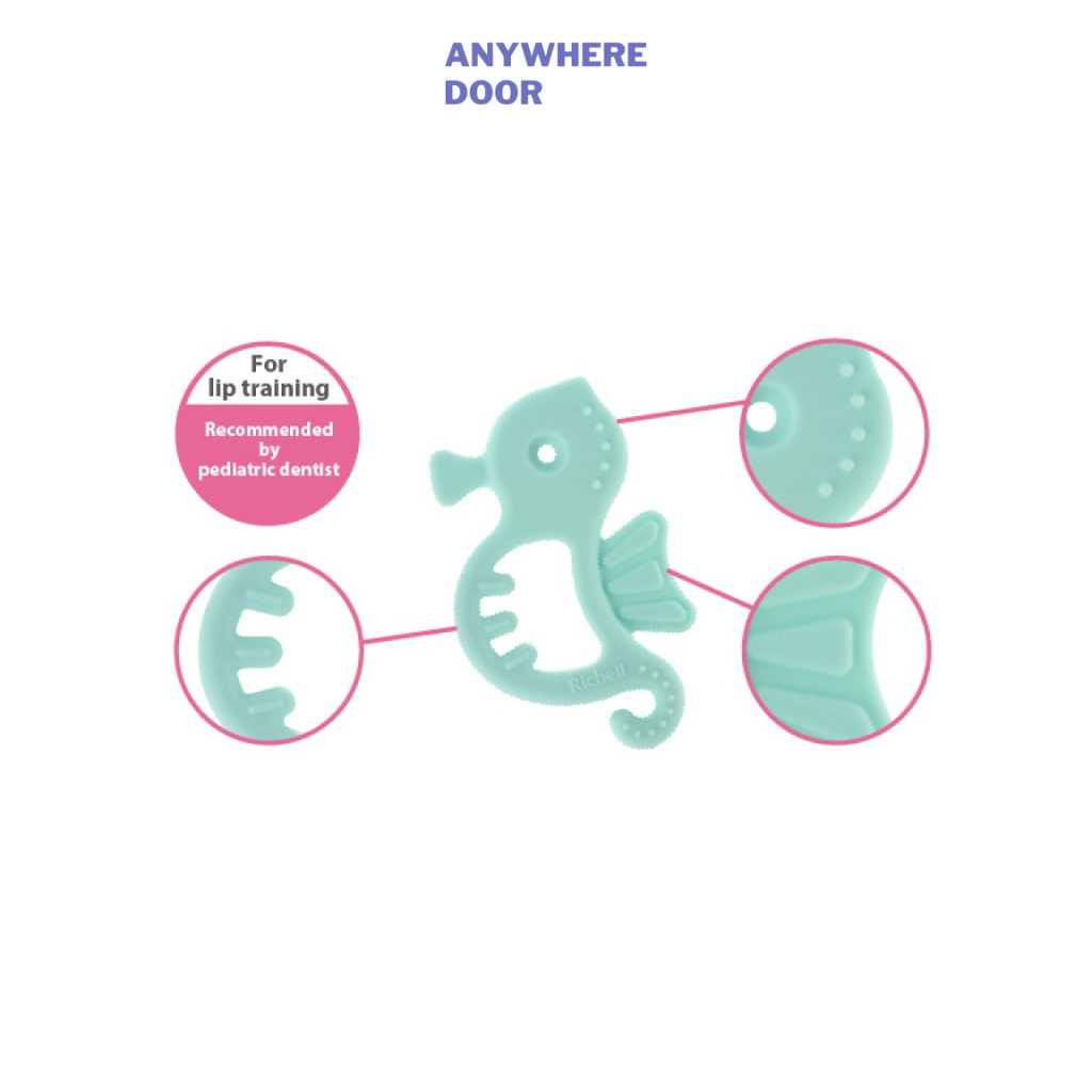 Gặm nướu silicone Richell Nhật Bản cho bé