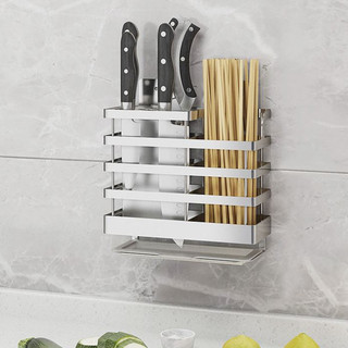 Kệ cài dao Inox 304 - giá cài dao kéo kết hợp ống đũa