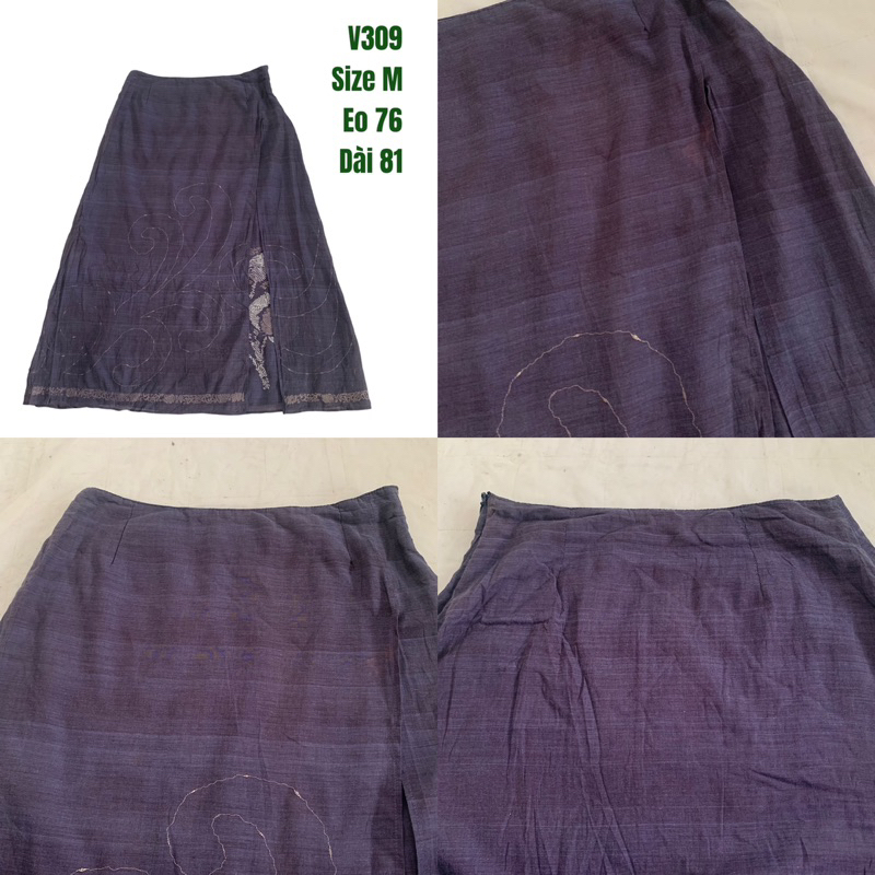 Chân váy chữ A, bút chì, xoè, đuôi cá ngắn dài các kiểu 2hand Nhật si ảnh thật