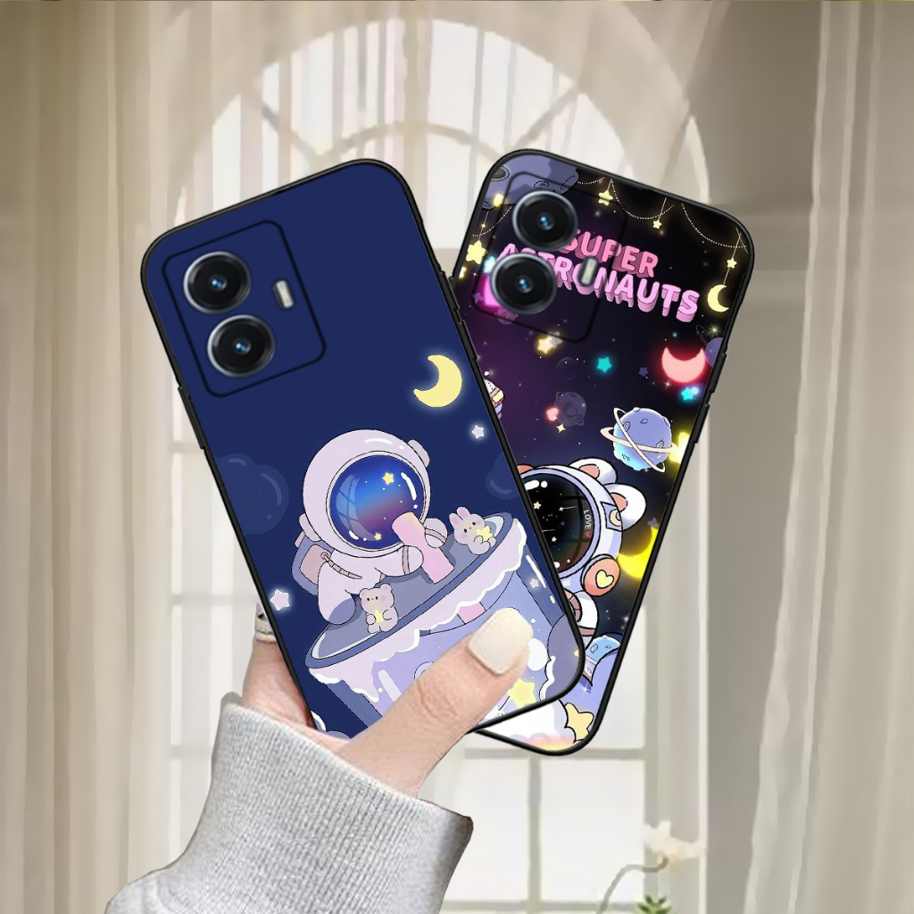 Ốp lưng Vivo Y55 4G / Y55 5G 2022 bộ hình gấu tim cute hot trend