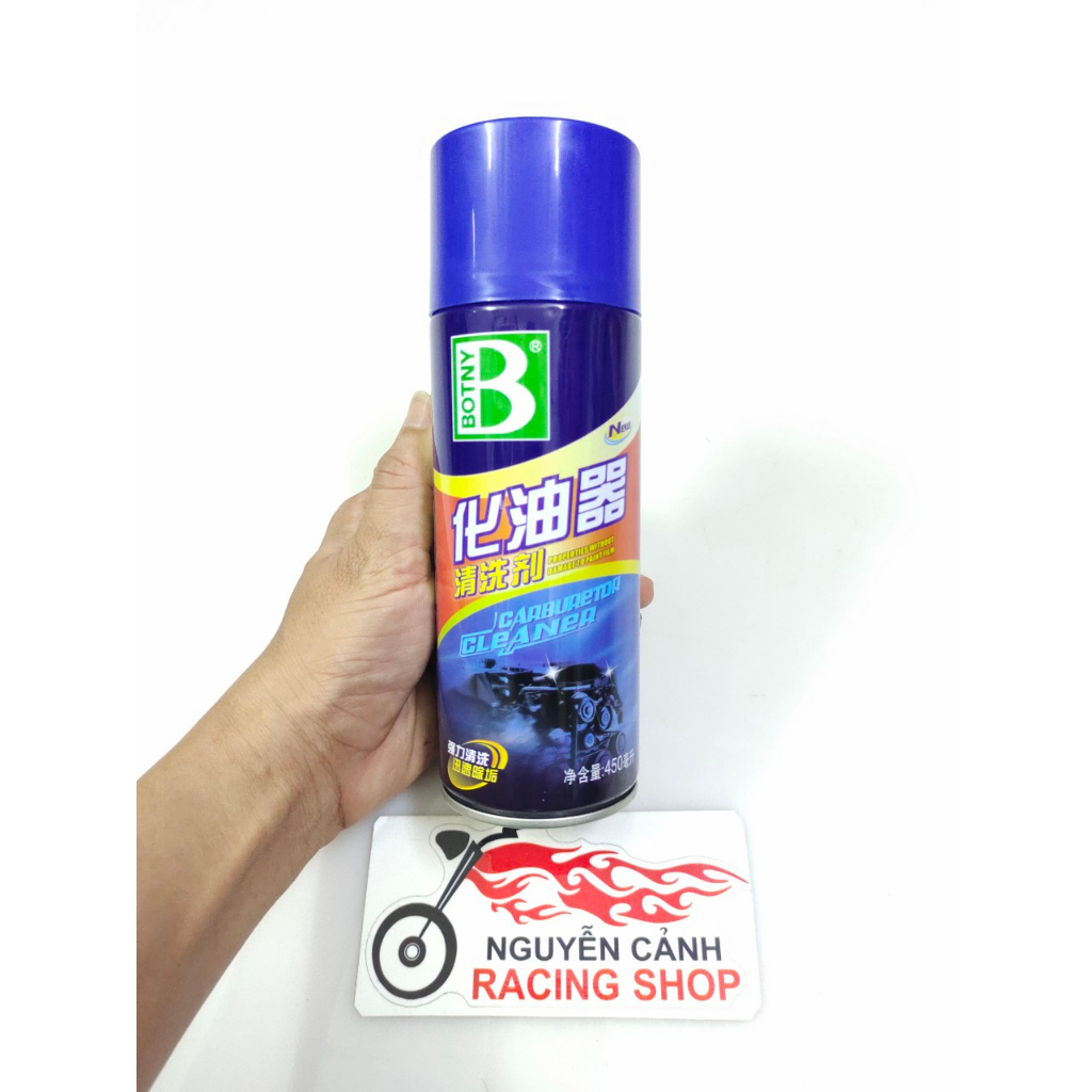 Chai xịt rửa sên- dưỡng sên- xút bình xăng con xe máy