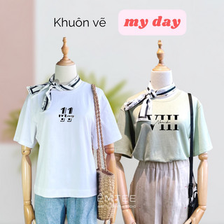 Khuôn vẽ áo theo ngày và tháng sinh MY DAY