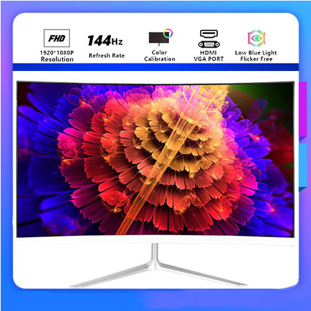 Vòng cung Màn hình 32inch 75hz máy tính Màn hình 24 inch75 hz 1k HD cong 27 inch Gaming Màn hình LCD siêu mỏng ips