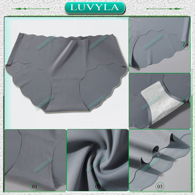 Quần lót nữ su đúc thun lạnh không viền kháng khuẩn tàng hình LUVYLA QLS03