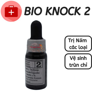 Bio Knock 2 : Dọn nấm trắng, nấm li ti cho cá cảnh - Vệ sinh trùn chỉ (1 giọt pha 10l nước) - | Hingaostore.
