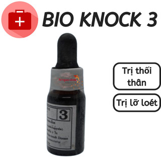 Bio Knock 3: Chuyên thối thân, thối đuôi của cá cảnh (1 giọt pha 10l nước) | Hingaostore.