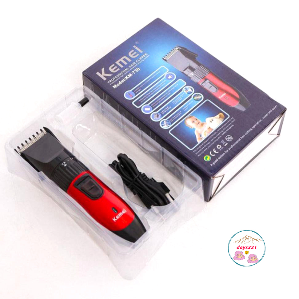 Tông đơ cắt tóc Kemei KM-730 sạc điện cho trẻ em hoặc cho thú cưng