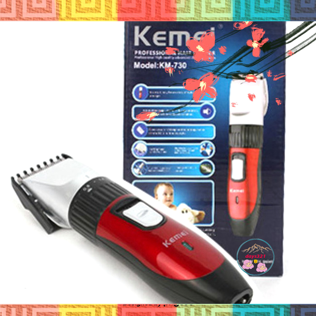 Tông đơ cắt tóc Kemei KM-730 sạc điện cho trẻ em hoặc cho thú cưng