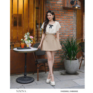Áo voan be bèo to phối nơ YOONA - YH2S002
