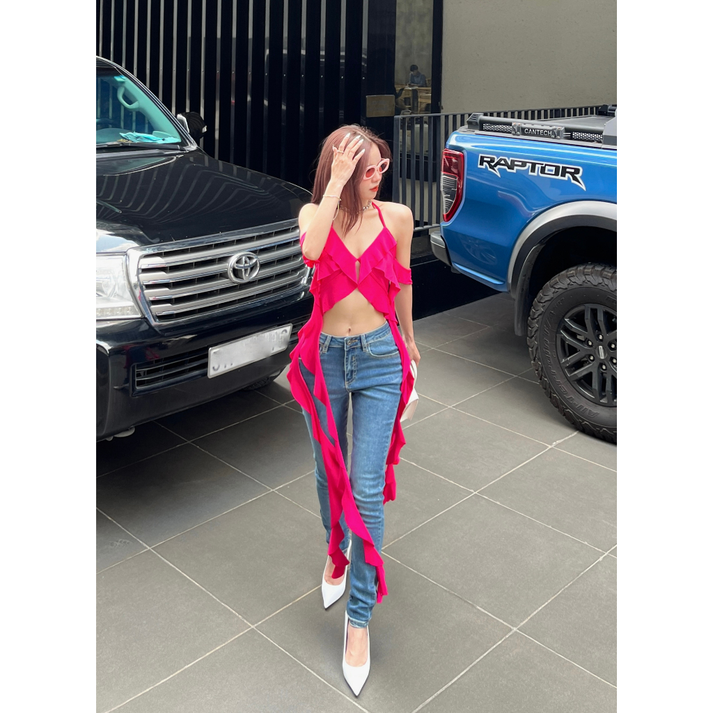 Quần Skinny Jeans Nữ Ống Ôm Dài Lưng Cao 6010-MB