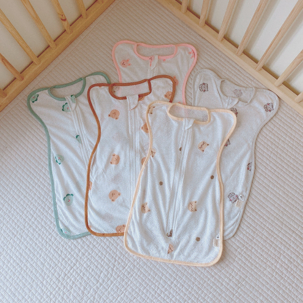 Kén Nhộng Chũn Vải Mesh Thoáng Khí / Vải Cotton MONONA Cho Bé