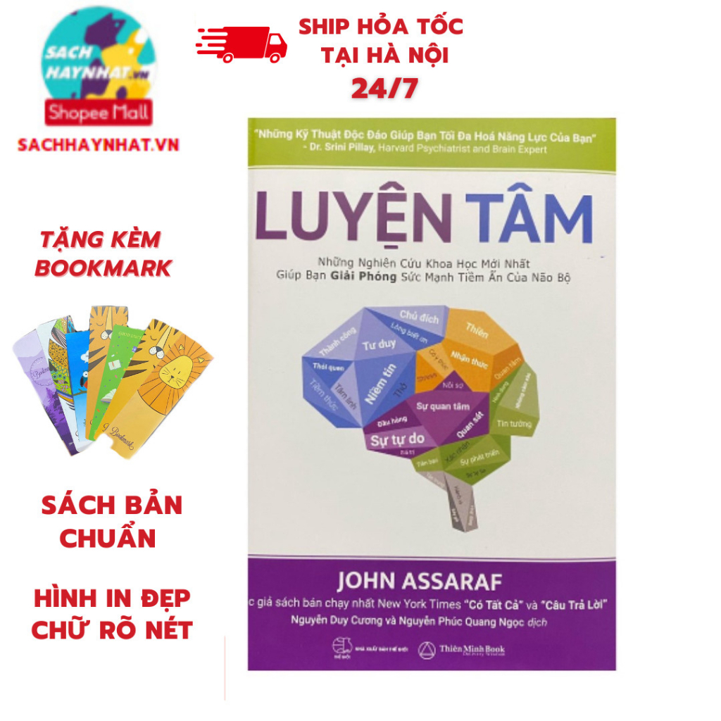 Sách - Luyện tâm : Những nghiên cứu khoa học mới nhất giúp bạn giải phóng sức mạnh tiềm ẩn của não bộ