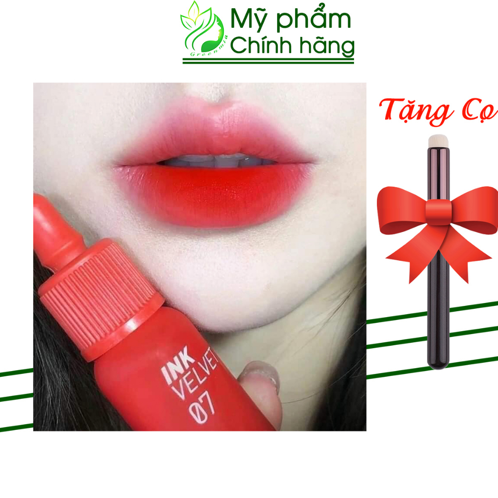 Son Ink Màu 07 Girlish Red Đỏ Cam Lì Peripera Ink Velvet Lip Tint Mới Nhất 4g [CHÍNH HÃNG]