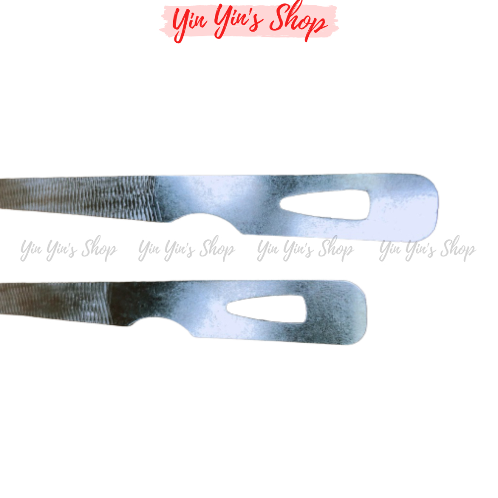 Dũa Móng Tay Sắt Chuyên Dụng 2 Mặt Làm Nail, Lấy Khóe Móng Dài 12.5Cm