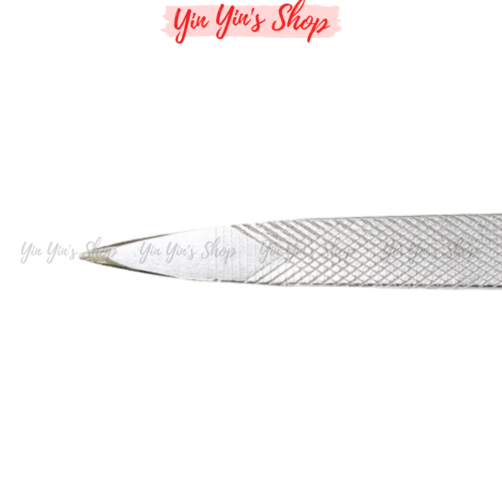 Dũa Móng Tay Sắt Chuyên Dụng 2 Mặt Làm Nail, Lấy Khóe Móng Dài 12.5Cm