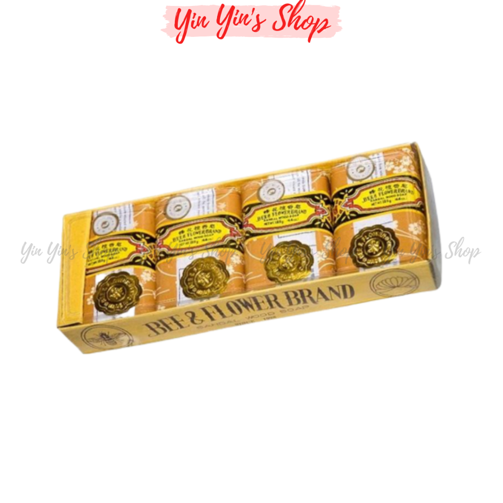 Xà Phòng, Xà Bông Cục Trầm Đàn Hương Con Ong Bee Flower Thailand 125Gram