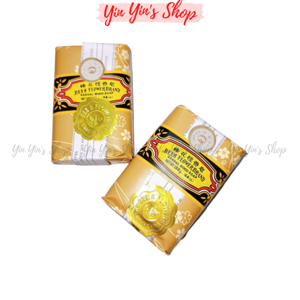 Xà Phòng, Xà Bông Cục Trầm Đàn Hương Con Ong Bee Flower Thailand 125Gram