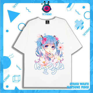 Áo phông Otaku Waifu: Hatsune Miku 100% cotton cho Nam / Nữ by The Runaway
